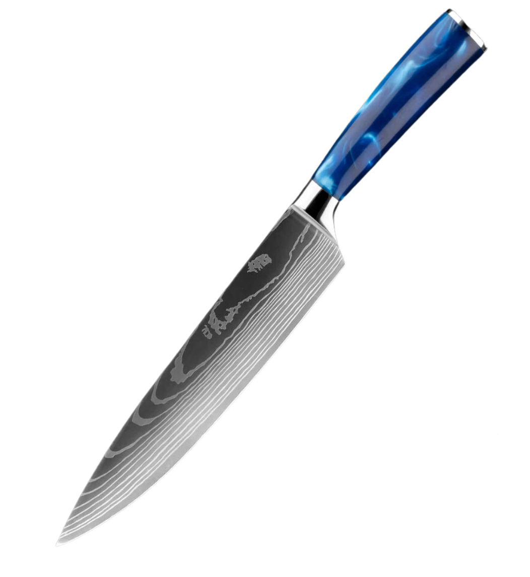 Couteau de Chef Japonais - Collection Hattori - Bleu Topaze